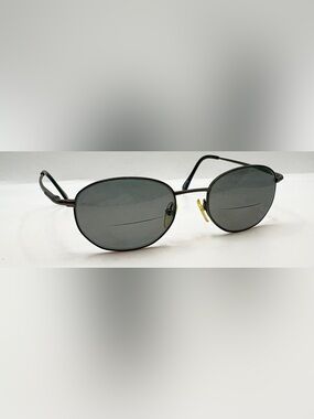 BP6404 Gunmetal Oval Metal Sunglasses Frames Only